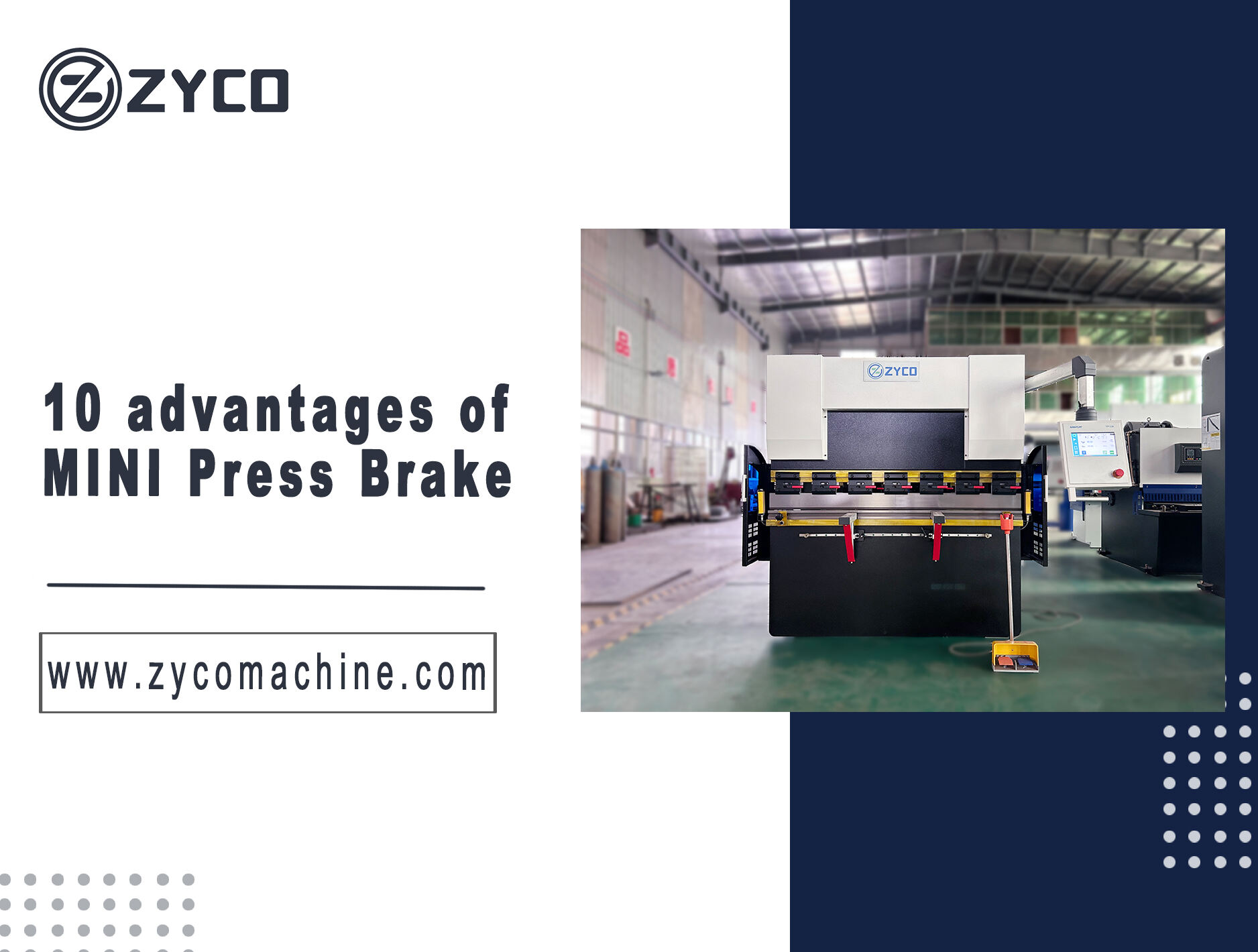 10 vantagens do Mini Press Brake