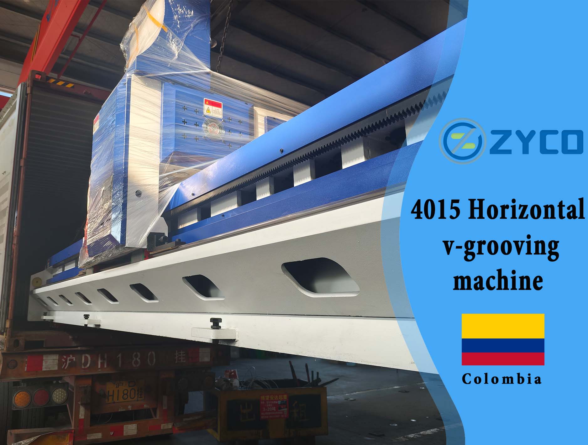 Máquina de ranhura em V horizontal de alta velocidade Colombia-4015