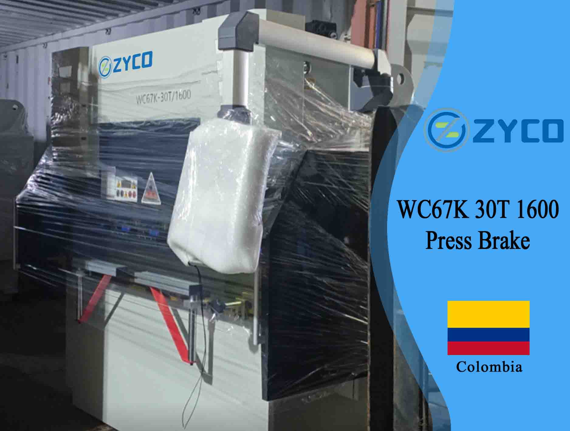 Máquina de dobra de chapas metálicas Colombia-WC67K