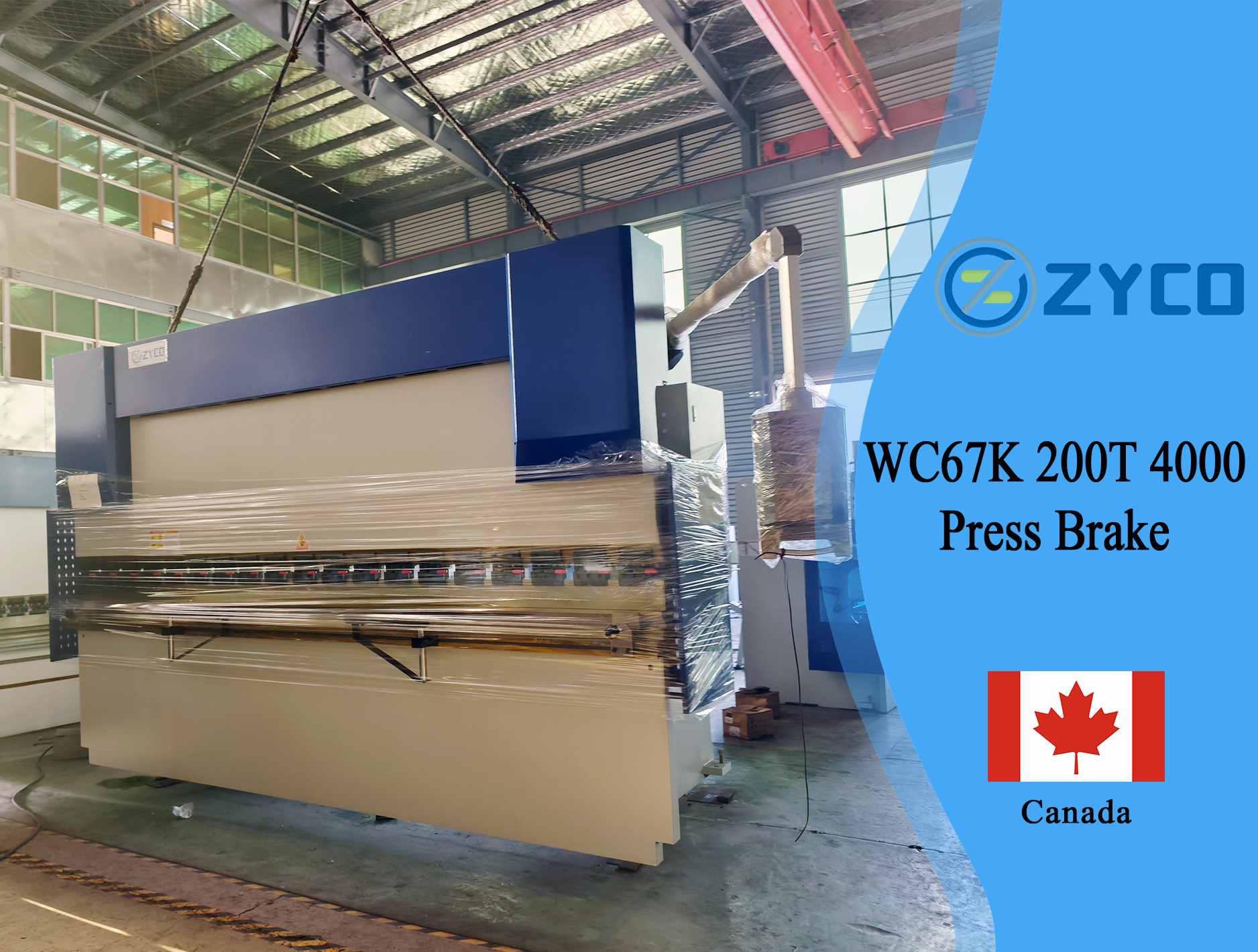 Canada-WC67K  hydraulic press bending machine
