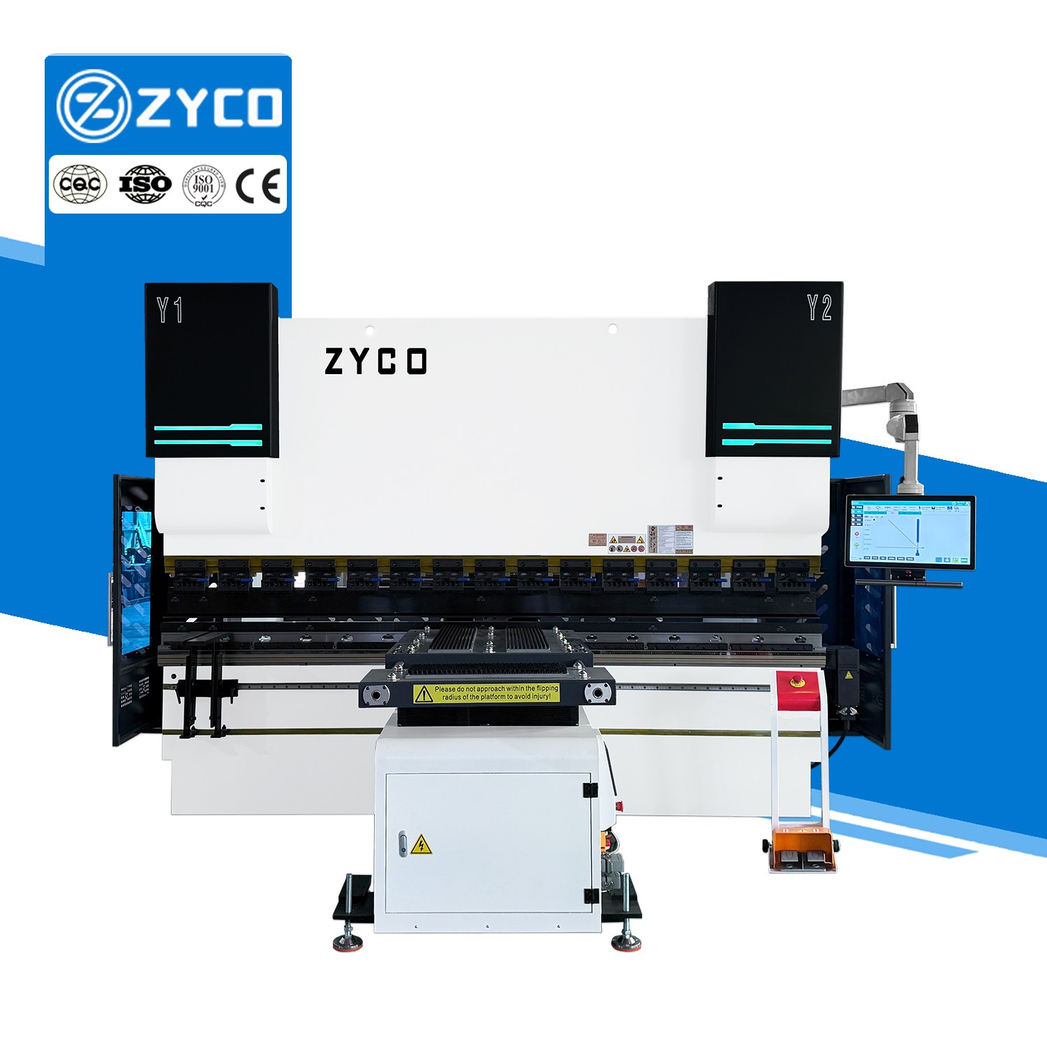 ZYCO High-quality ET18  Electro-hydraulic bending machine High Precision 8+1 8+1 Axis Metal Press Brake For Sell
