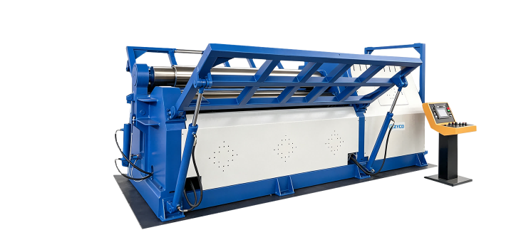 Máquina de rolagem de placas