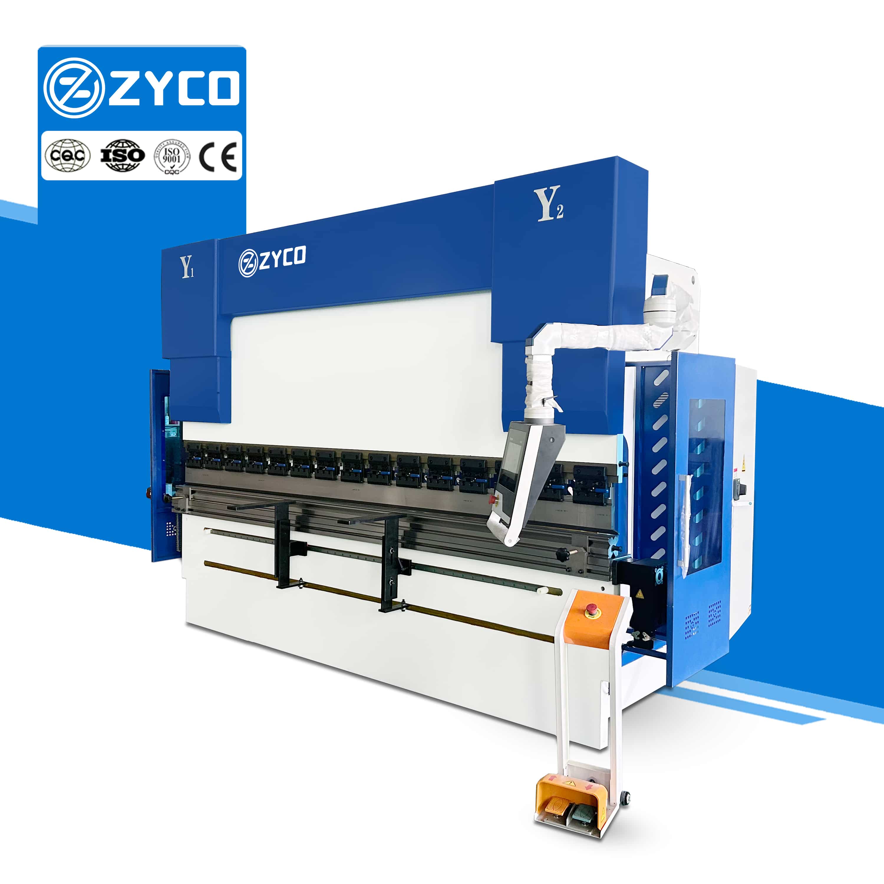 Dobradeira CNC DA53T de 200T e 3200mm com Sincronização Eletro-Hidráulica Avançada