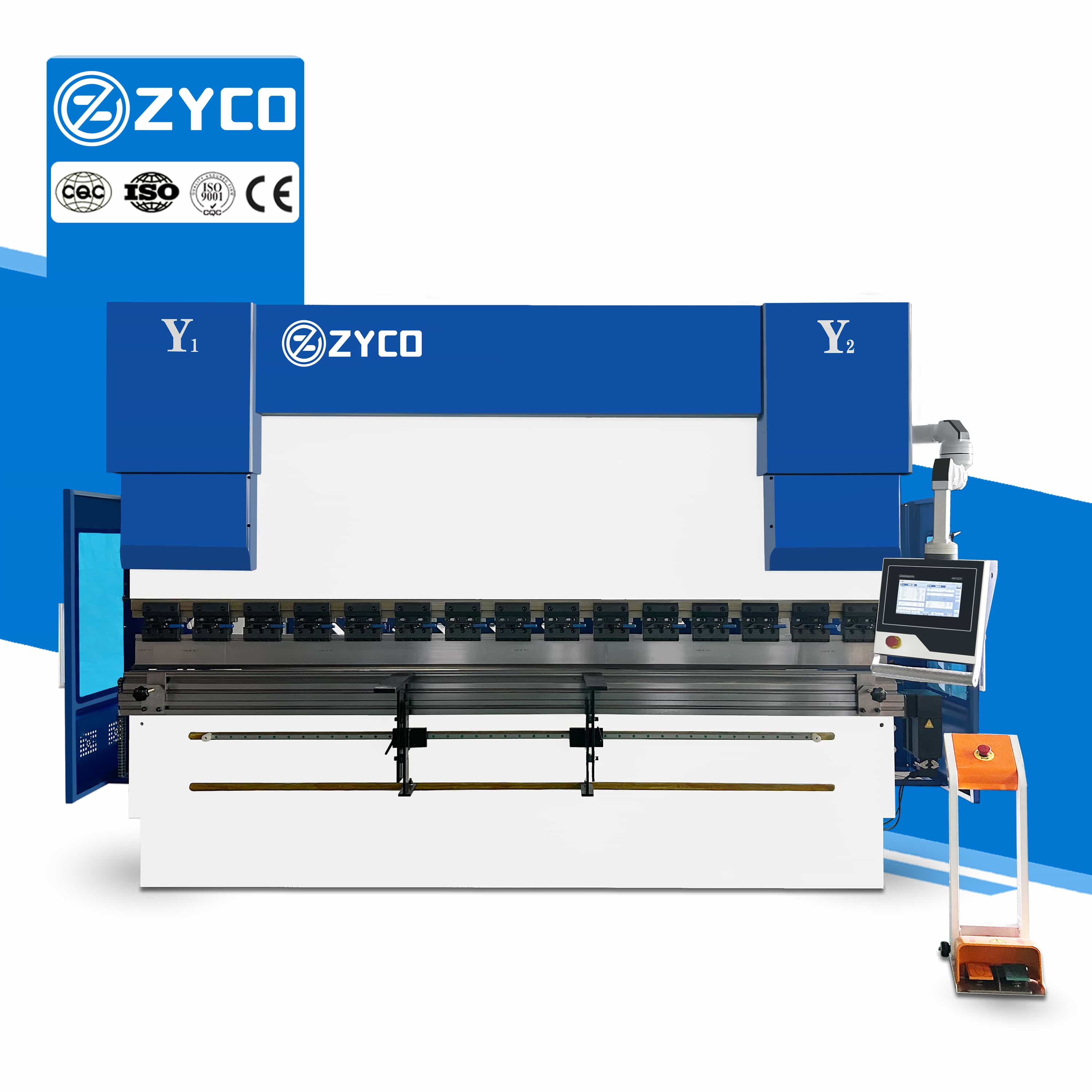 Dobradeira CNC DA53T de 200T e 3200mm com Sincronização Eletro-Hidráulica Avançada
